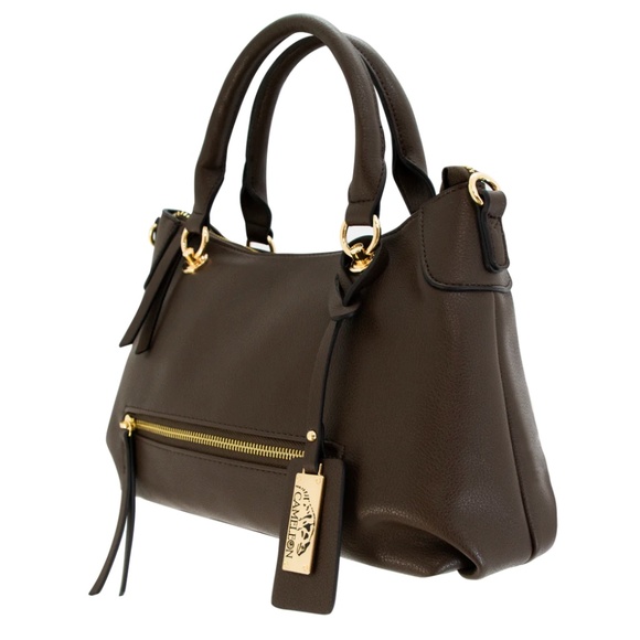 Cameleon Handbags - Cameleon Darcy Concealed Carry Purse Brown Medium Gold Hardware Neutral Gun